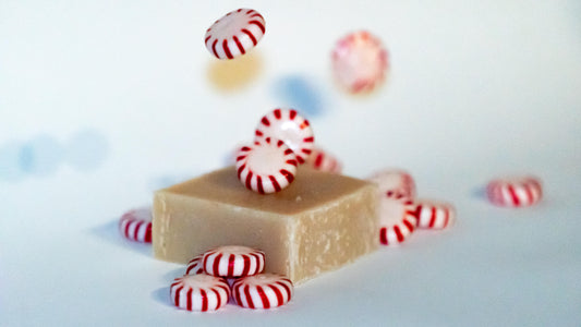 All Natural Peppermint Goat Milk Soap Bar (4 oz)