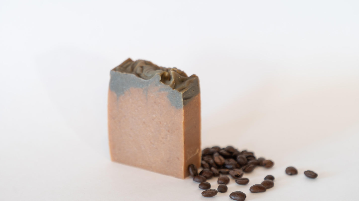 All Natural Coffee & Creme Goat Milk Soap Bar (4 oz)